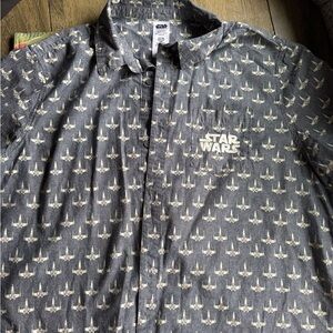 Disney Star Wars Men's Casual Shirt 3x